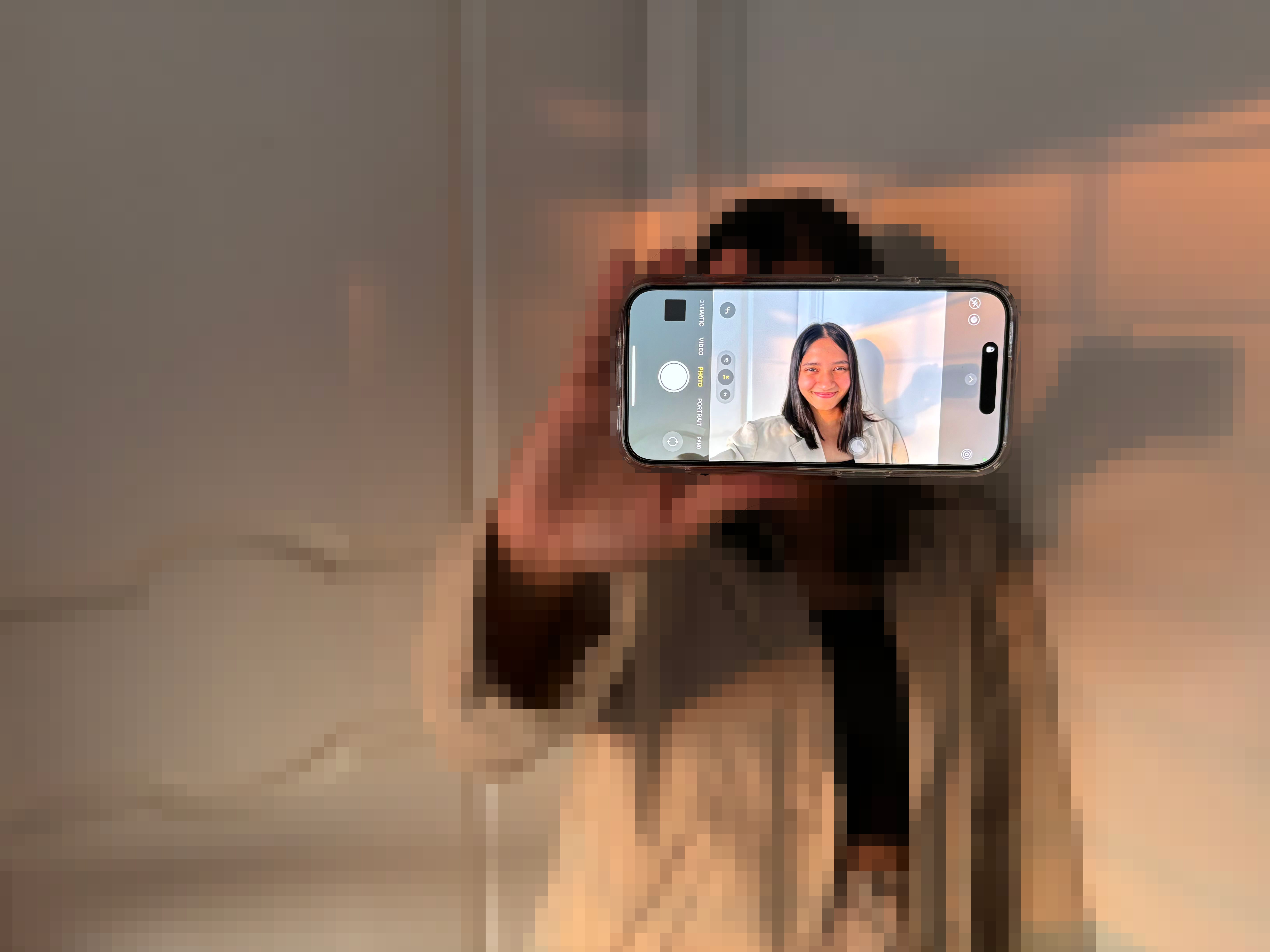 Pixel-treated portrait of a bitbysocial team member, portrait 6 of 6